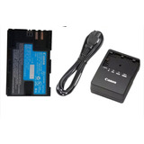 Kit Bat-eria Canon Lp-e6 1800 Mah 7,2v E Carregador Lc-e6