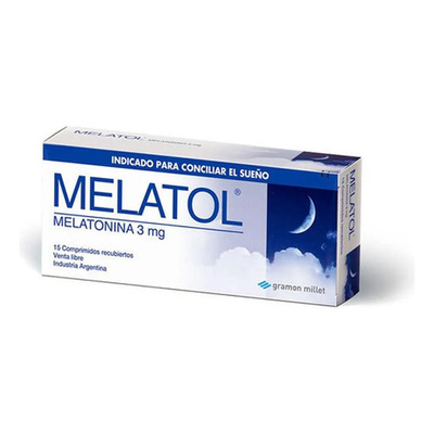 Melatol 3 Mg Comp. Recub., 15 Comprimidos | MercadoLibre