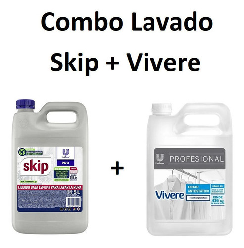 Skip Jabon Liquido + Suavizante Vivere 