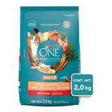 Purina® One® Alimento Gato Adulto Pollo Y Salmón 2kg