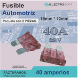 2pz Fusible Automotriz 40a 32v | 40 Amperios