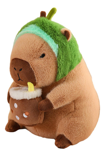 Carpincho De Peluche De Peluche Que Acompaña Aguacate 30cm