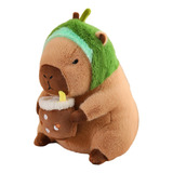 Carpincho De Peluche De Peluche Que Acompaña Aguacate 30cm