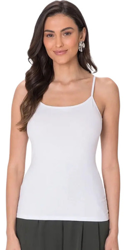 Regata Alcinha Cotton Básica Malwee Original | MercadoLivre