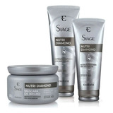Kit Siàge Nutri Diamond Shampoo + Condicionador + Máscara