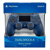 Controle Sem Fio Dualshock Ps4 Playstation Original Azul