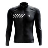 Jersey Ciclismo M/l Hombre Gw Crosswalk Negro