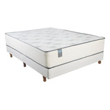 Conjunto De Sommier Queen Size Elite  Himalaya 1,90 X 1,60 Espuma De Alta Densidad