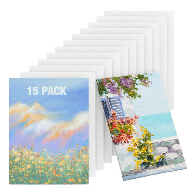 15pcs Lienzo Artístico Para Pintar Acrílico Óleo 20*25cm | MercadoLibre