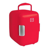 Mini Refrigerador Portátil Frigo Bar 6lata Ev Color Rojo