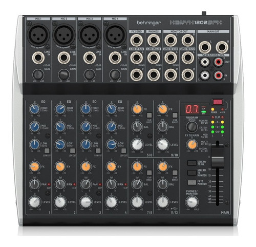 Mezcladora Behringer Xenyx 1202sfx 12 Entradas C/ Efectos 