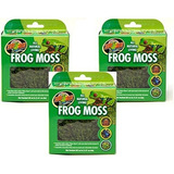 Zoo Med Frog Moss, 80 Pulgadas Cúbicas Cada (3 Pack)