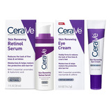 Kit Cerave Renovación Renewing Crema De Ojos + Retinol Serum