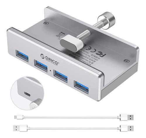 Orico Hub Usb 3.0, Abrazadera De Concentrador Usb, Divisor U