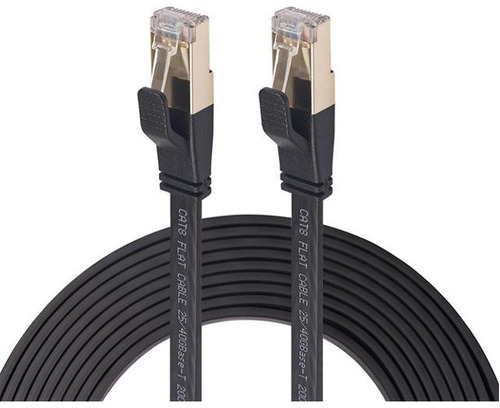 40gbps Cat8 Cable Red Plano Categoria 8 Rj45 Utp Ethernet 5m