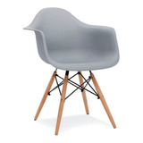 Silla De Comedor Bodega Tfc Butaca Eames, Estructura Color Gris, 1 Unidad