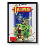 Quadro Capa Castlevania Nintendinho Poster Moldurado