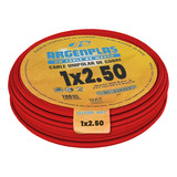 Cable Unipolar Argenplas Unipolar 1x2,5mm 1x2.5mm² Rojo X 100m En Rollo