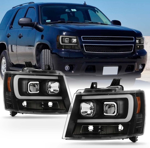 Faro Derecho Izquierdo Chevrolet Tahoe 2007 2014 Led Foto 2