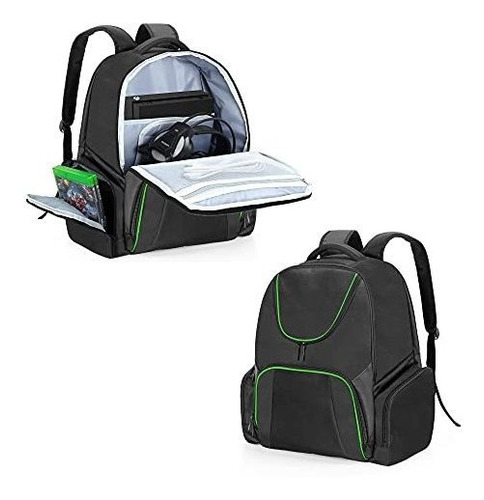 Mochila De Viaje Compatible Con Xbox Series S Color Negro