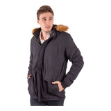 Parkas Campera Hombre Gabardina Con Capucha Importadas Pelo 