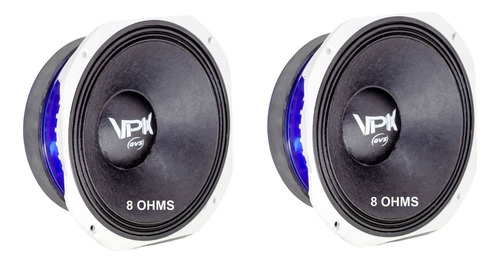 2 Woofer Qvs 60vpk 450wrms Melhor Que Triton Medio Grave