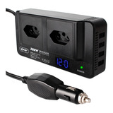 Inversor Carro 12v Acendedor P/ Tomada 110v Conversor +4 Usb