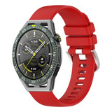 Correa De Reloj Roja Brillante Para Huawei Watch Gt3 Se