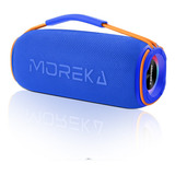 Bocina Moreka Moreka-368 Portátil Con Bluetooth Waterproof Azul 5v 