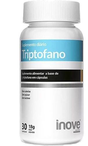 Tryptophan - 30 Capsulas - Inove Nutrition