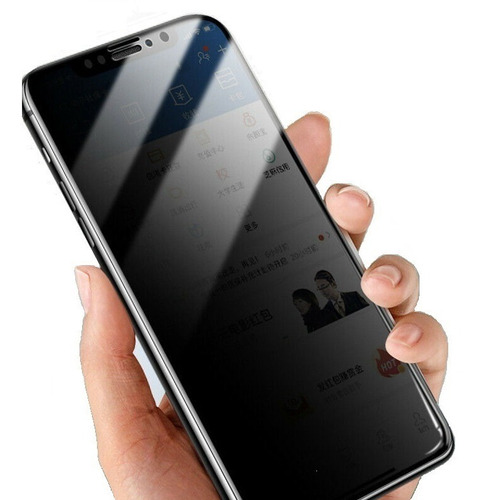 Mica Cristal Templado Privacidad  Full 9d 9h Motorola Moto