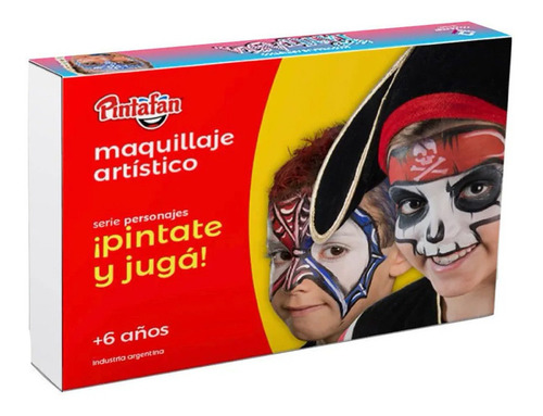 Kit Maquillaje Artistico Pintura Niño Personajes Carnaval