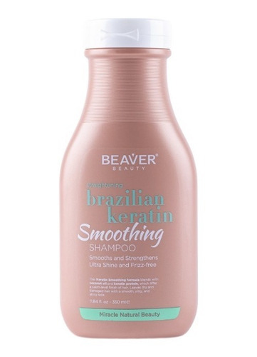 Beaver® Shampoo Queratina Alisante 350ml