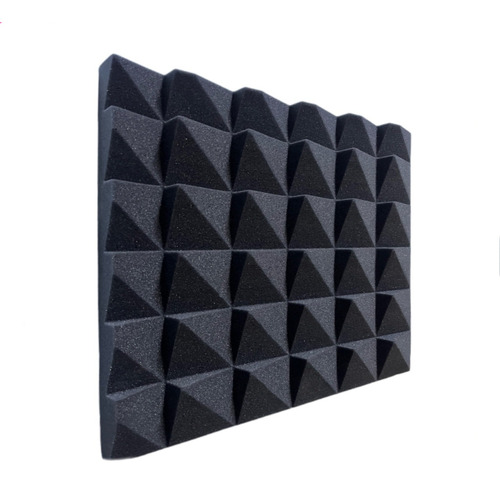 Espuma Acústica De Escama 60x60 Cm Kit 4 Pzs Panel Acústico