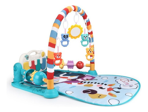 .. Baby Gym Alfombra De Y Juega Con Luces Piano Gym Para 0-6