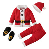 Traje De Navidad Para Niños, Camisa De Papá Noel, Pantalones