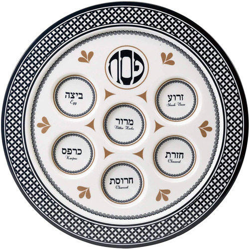 Plato De Séder De Melamina Rite Lite Seder Traditions, Para