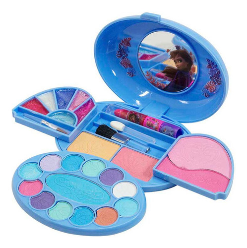 Set De Maquillaje Joyero Frozen Maquillate Como Ana Y Elsa