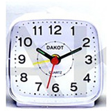 Reloj Despertador Alarma Analogico Dakot A1 Gtia Newmar