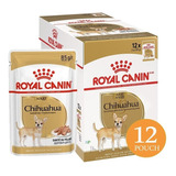 12 X Alimento Húmedo Royal Canin Chihuahua Pouch 85gr. Np