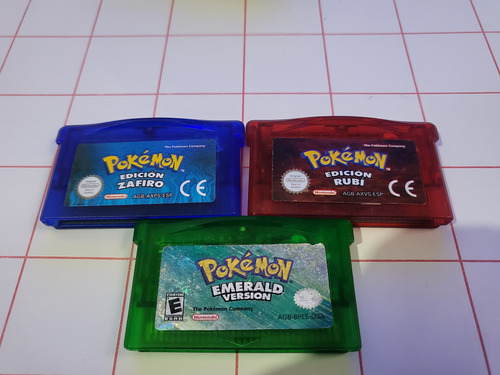 Pokemon Gameboy Advance ( Rubi Y Zafiro )original