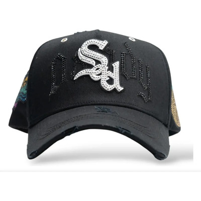 Gorra Dandy Hats X Junior H 2.0 Psicodelica Premium Negro Un | Envío gratis