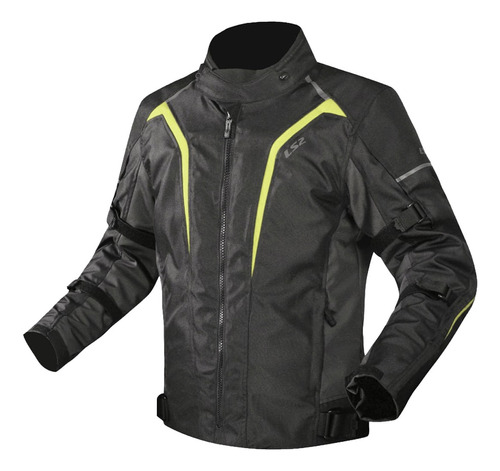 Campera Ls2 Sepang Hombre Black Grey Yellow