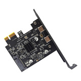 Tarjeta De Expansión Pci E 1x A Usb3.2 Tipo C, Adaptador