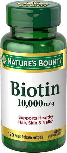Biotina 10000 Mcg 120 Cápsulas