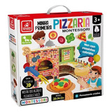Cozinha Pizzaria De Brinquedo Montessori Educativo Infantil