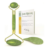 Makady Rodillo De Jade Natural  Gua Sha  Herramienta De Dren