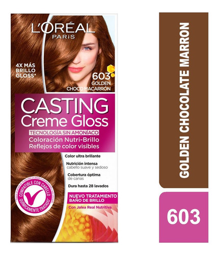 Kit Tintura L'oréal  Casting Creme Gloss Tinte Casting Creme Gloss Tono H1156300 Para Cabello