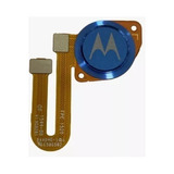 Botão Biometria Para Moto E7 Plus Azul Novo