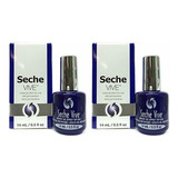 Kit 2 Base Esmalte Seche Vive Gel Efeito Top Coat Verniz Cor Outro